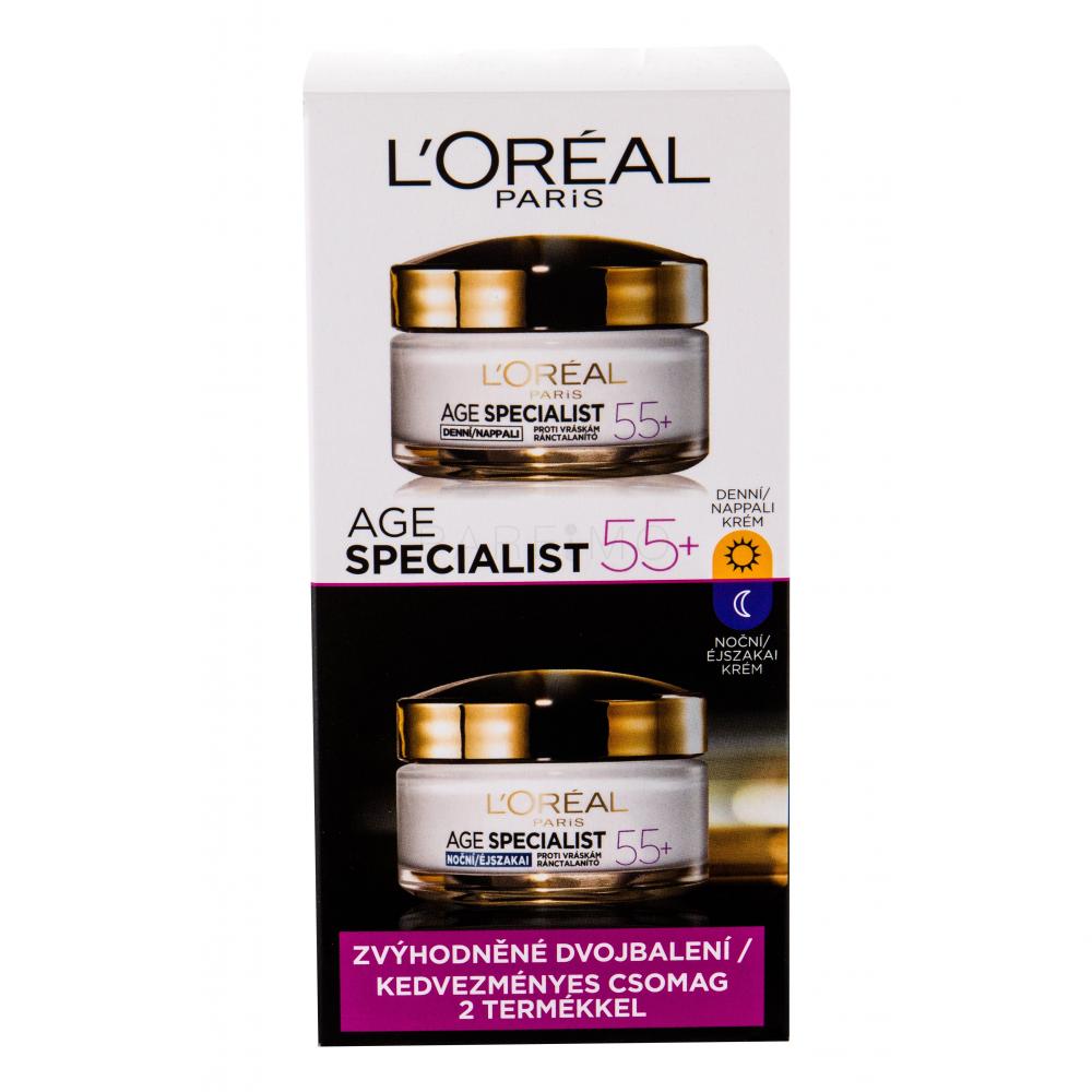 Crema antirid de fata pentru zi L'Oreal Paris Age Specialist 55+, 50 ml