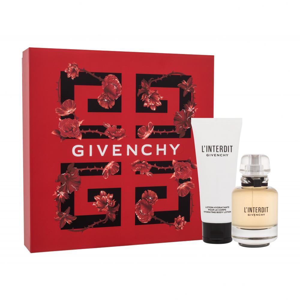 Givenchy L´Interdit Set cadou edp 50 ml + lapte de corp 75 ml 