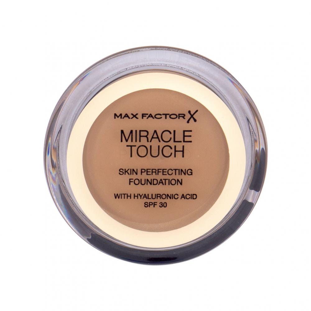 Max Factor Miracle Touch Skin Perfecting SPF30 Fond de ten pentru femei 11,5 g Nuanţă 095 Tawny