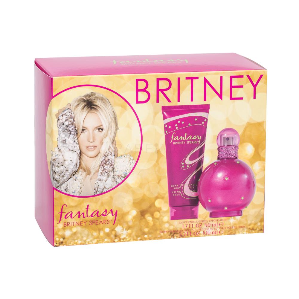 Britney Spears Fantasy Set cadou apa de parfum 50 ml + lotiune de corp 100 ml Cutie cu defect