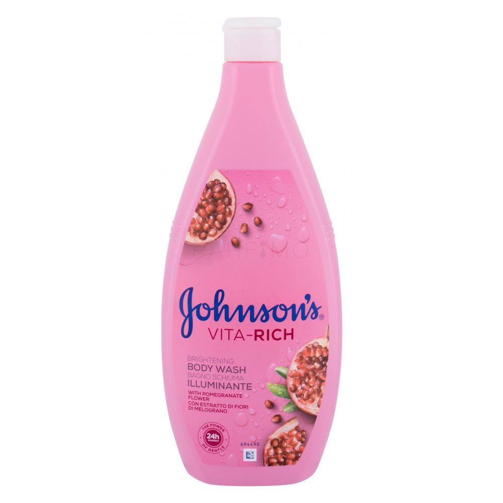 Johnson´s VitaRich Pomegranate Flower Gel de duș pentru femei 750 ml