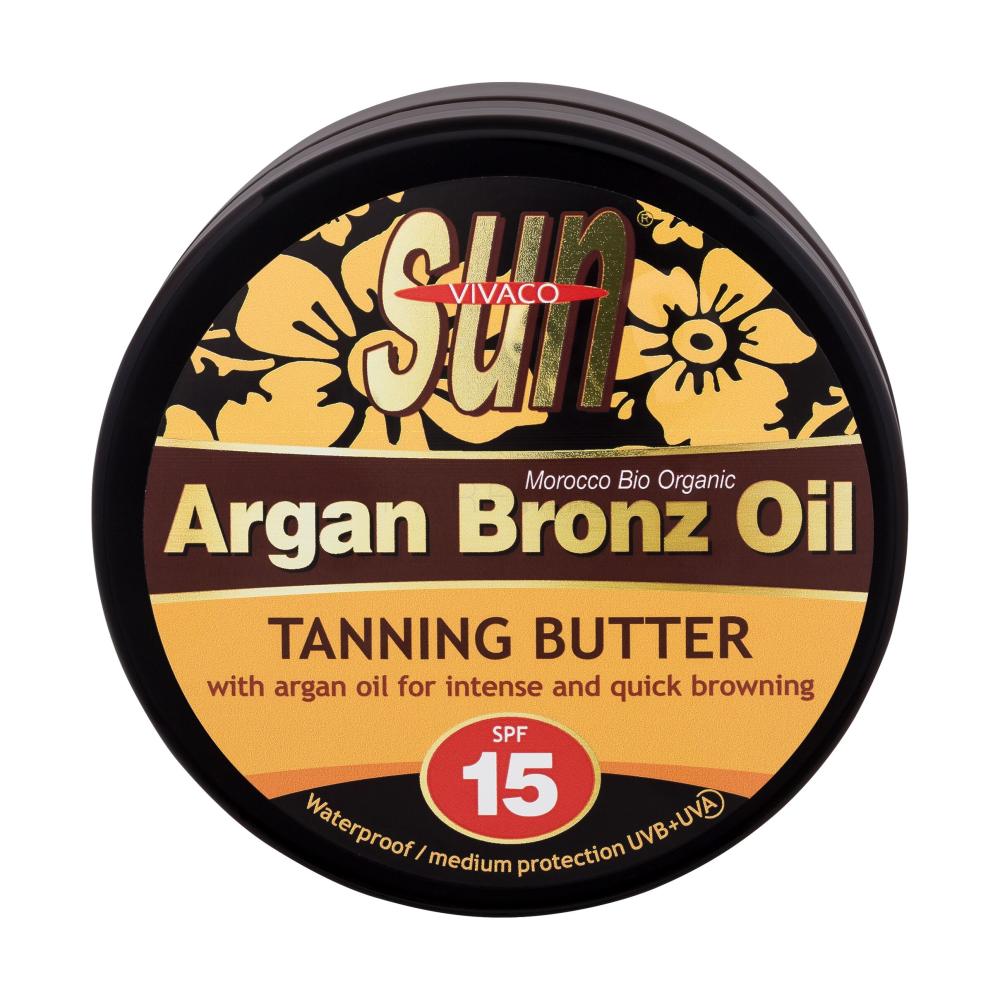 Vivaco Sun Argan Bronz Oil Tanning Butter SPF15 Pentru corp 200 ml