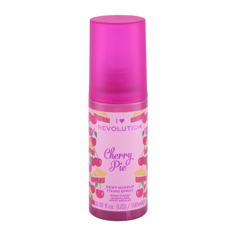 Makeup Revolution London I Heart Revolution Fixing Spray Cherry Pie Spray fixator pentru femei 100 ml