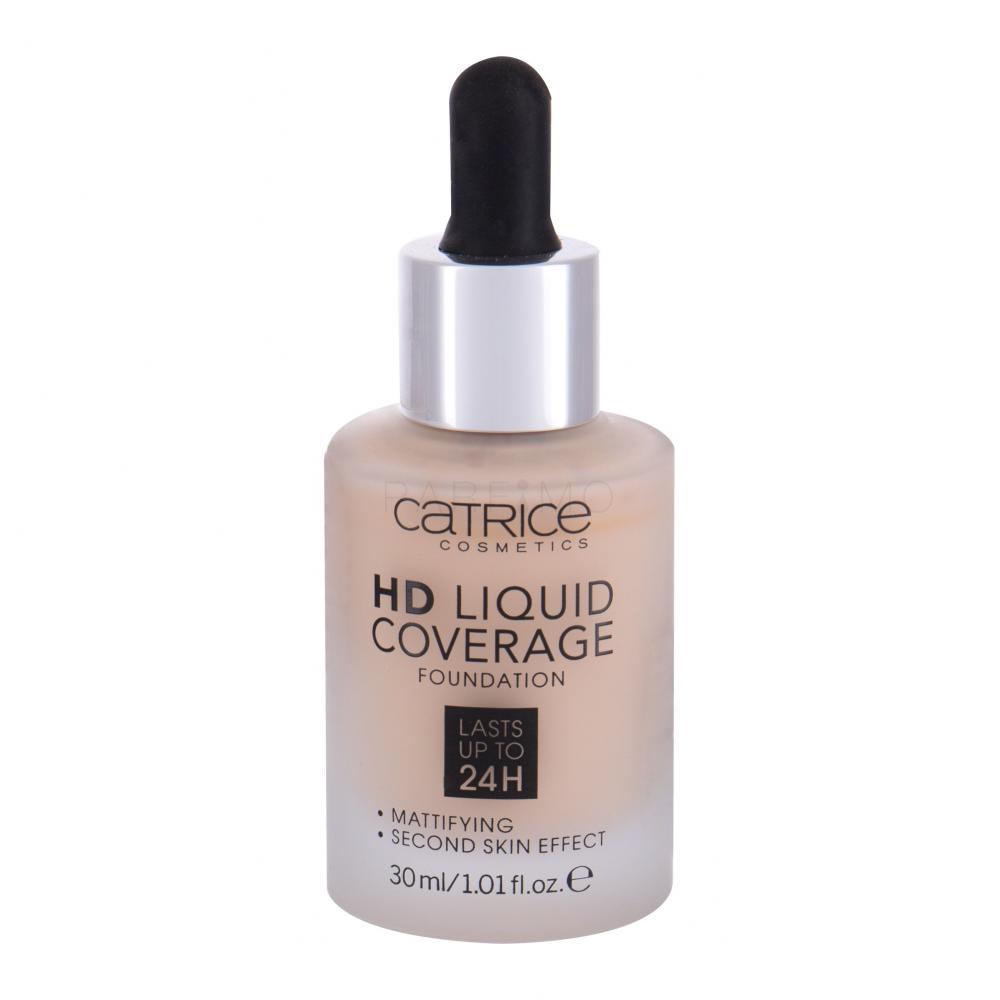 Catrice HD Liquid Coverage 24H Fond de ten pentru femei 30 ml Nuanţă 002 Porcelain Beige