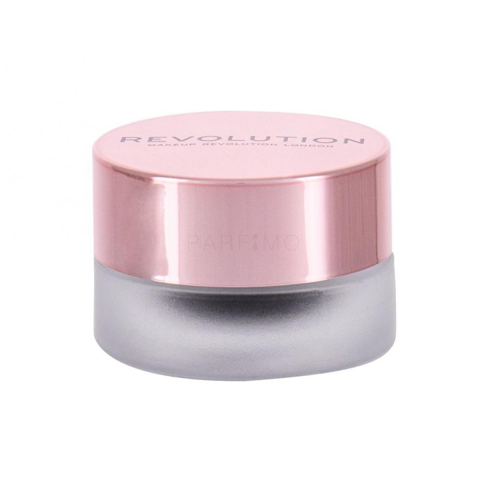 Makeup Revolution London Gel Eyeliner Pot With Brush Tuș de ochi pentru