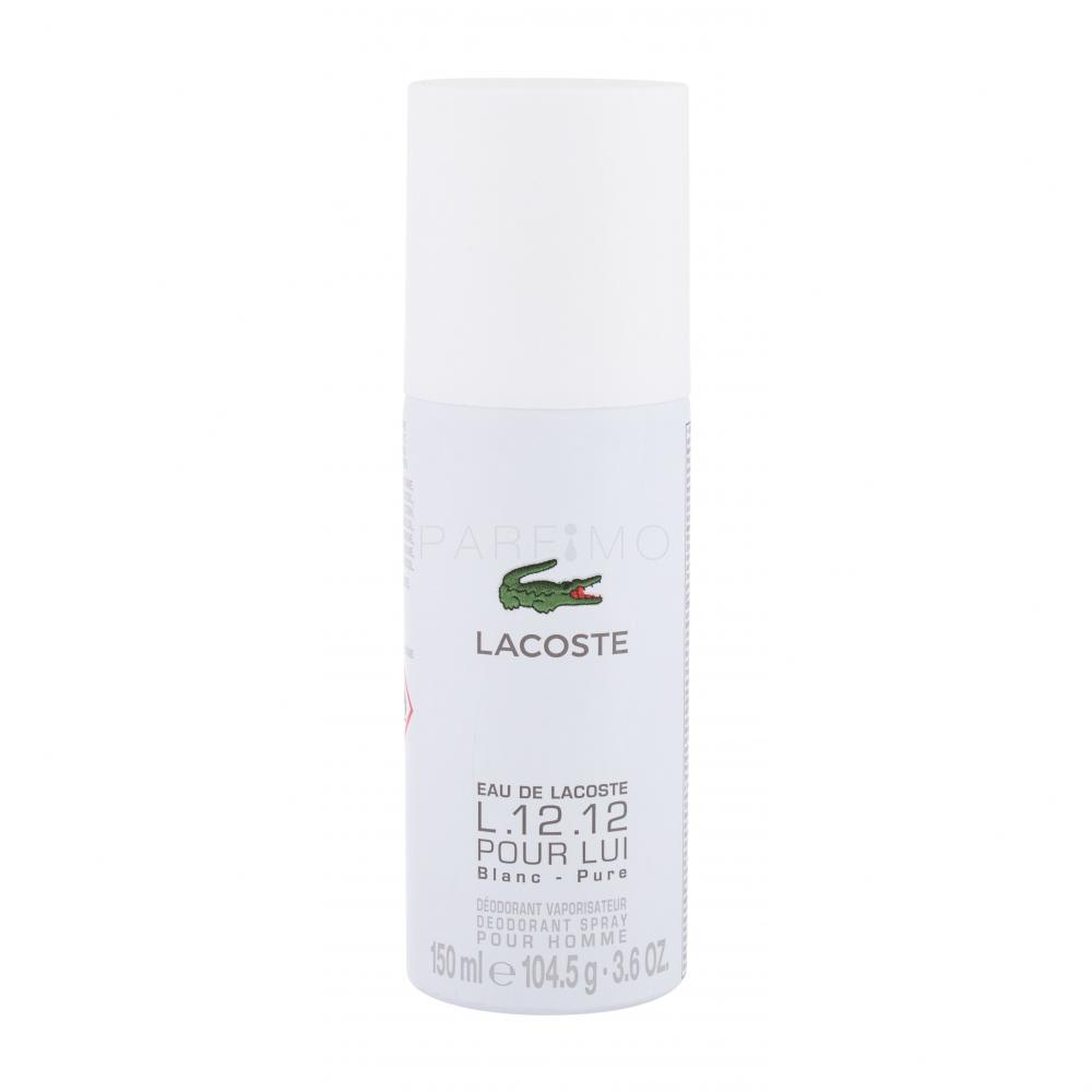 Lacoste L.12.12 Blanc Deodorant pentru bărbați 150 ml