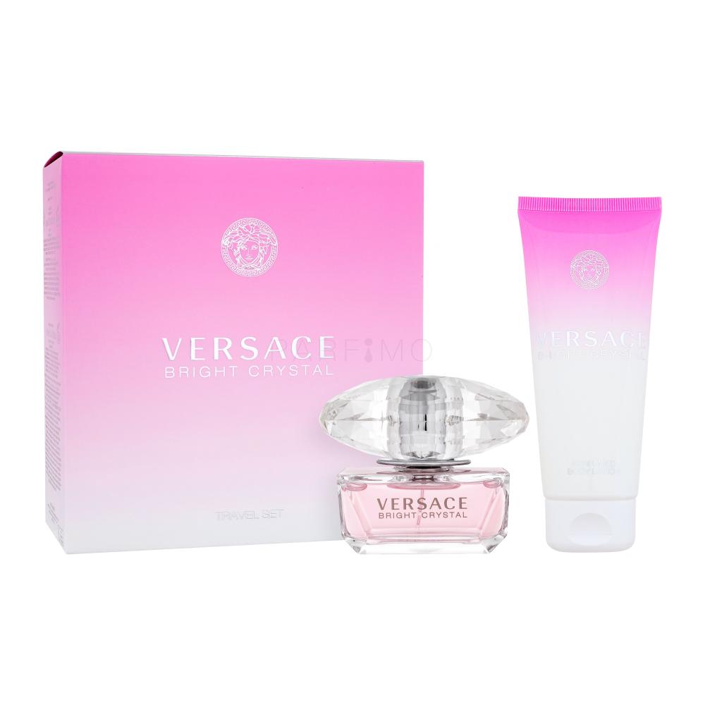 Versace Bright Crystal Set cadou apă de toaletă 50ml + loțiune de corp 100ml