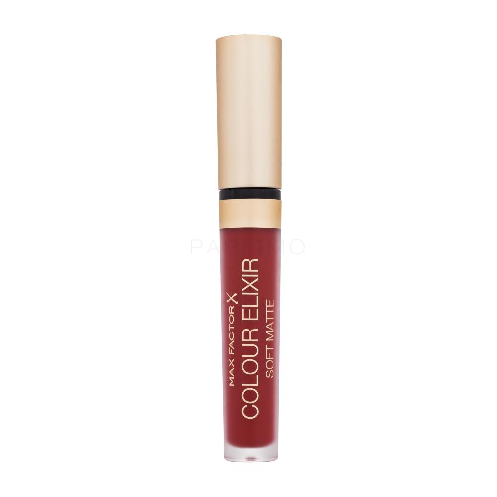 Max Factor Colour Elixir Soft Matte Ruj de buze pentru femei 4 ml Nuanţă 030 Crushed Ruby
