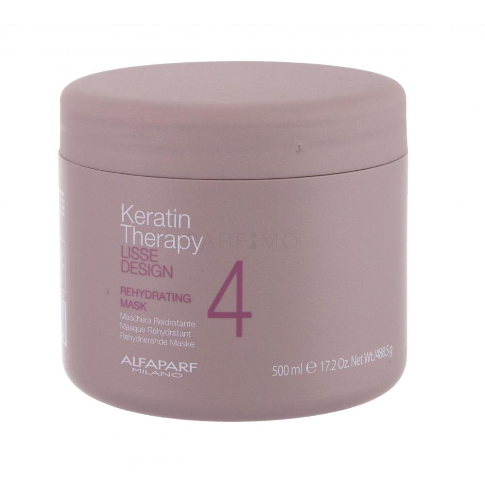 ALFAPARF MILANO Keratin Therapy Lisse Design Rehydrating Mască de păr