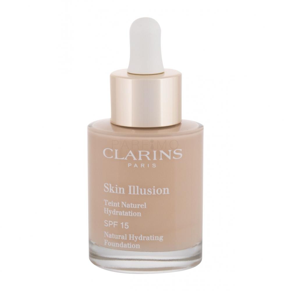 Clarins Skin Illusion Natural Hydrating SPF15 Fond de ten pentru femei 30 ml Nuanţă 103 Ivory