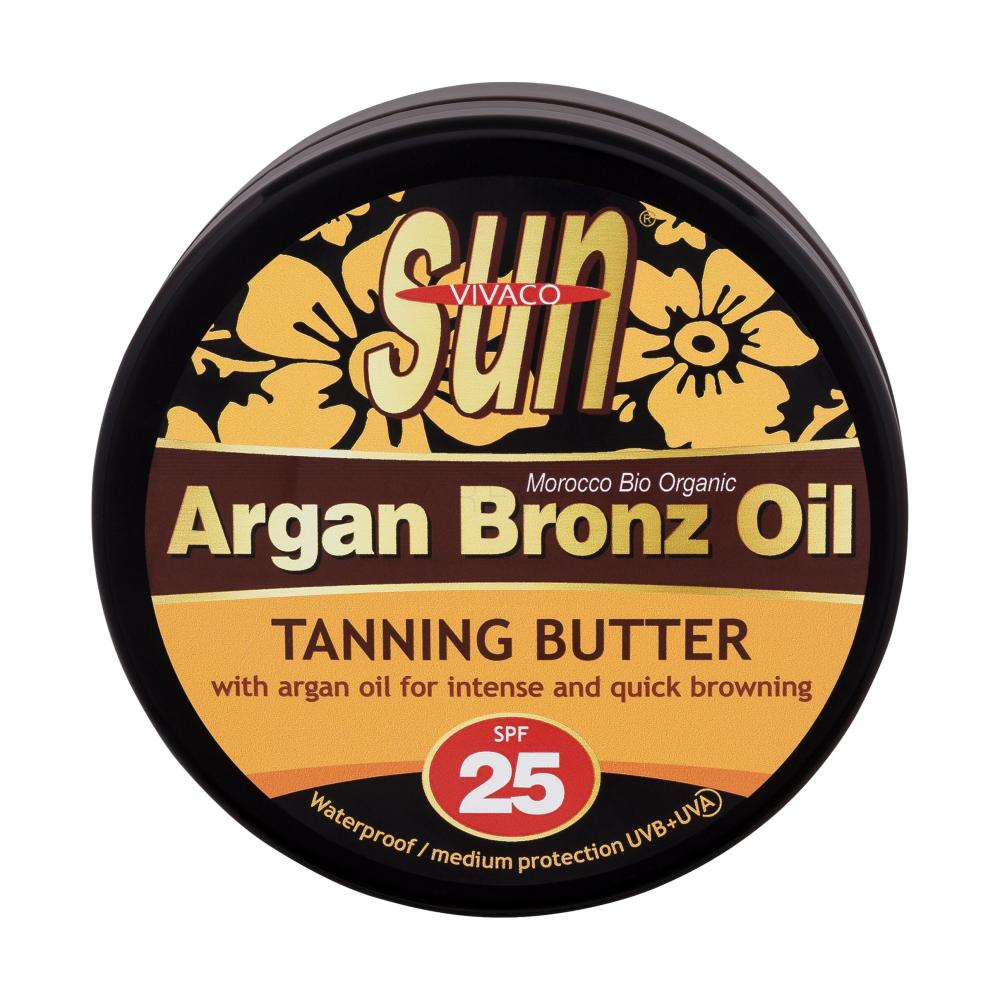 Vivaco Sun Argan Bronz Oil Tanning Butter SPF25 Pentru corp 200 ml