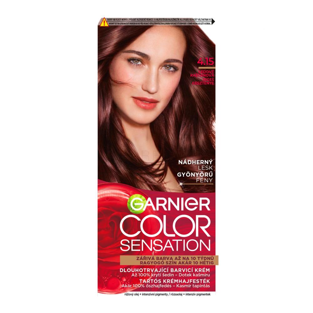 overseas Meal common sense Garnier Color Sensation Vopsea de păr pentru femei 40 ml Nuanţă 4,15 Icy  Chestnut | Parfimo.ro