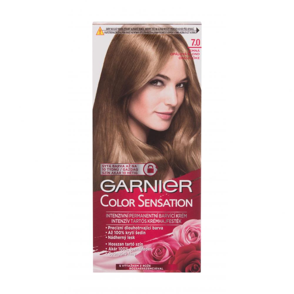 Garnier Color Sensation Vopsea de păr pentru femei 40 ml Nuanţă 7.0 Delicate Opal Blond