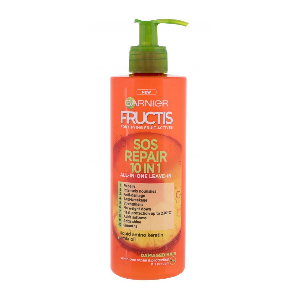 Garnier Fructis SOS Repair 10 IN 1 AllInOne LeaveIn Tratament de păr