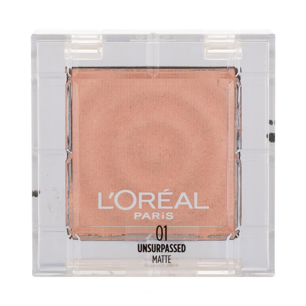 L'Oréal Paris Color Queen Oil Eyeshadow Fard de pleoape pentru femei 4 g Nuanţă 01 Unsurpassed Matte
