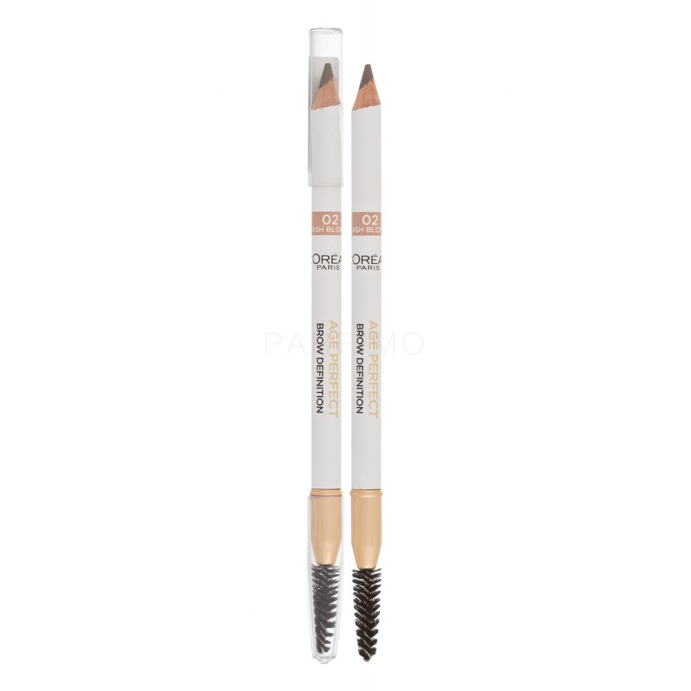 L'Oréal Paris Age Perfect Brow Definition Creion pentru femei 1 g Nuanţă 02 Ash Blond