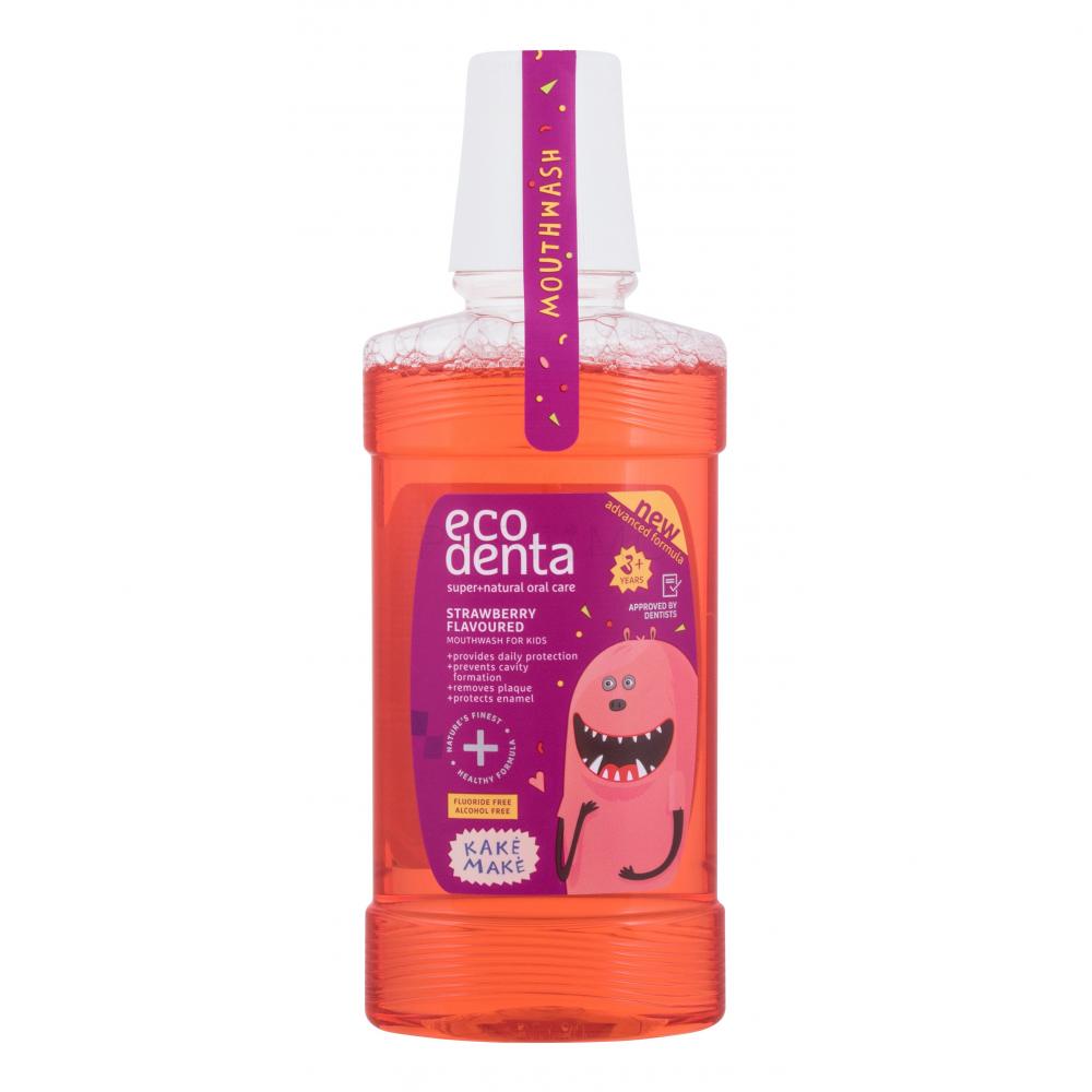 Ecodenta Super+Natural Oral Care Strawberry Apă de gură pentru copii 250 ml