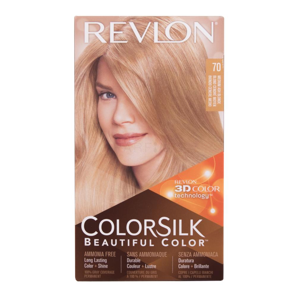 Revlon Colorsilk Beautiful Color Vopsea de păr pentru femei Nuanţă 70 Medium Ash Blonde Set