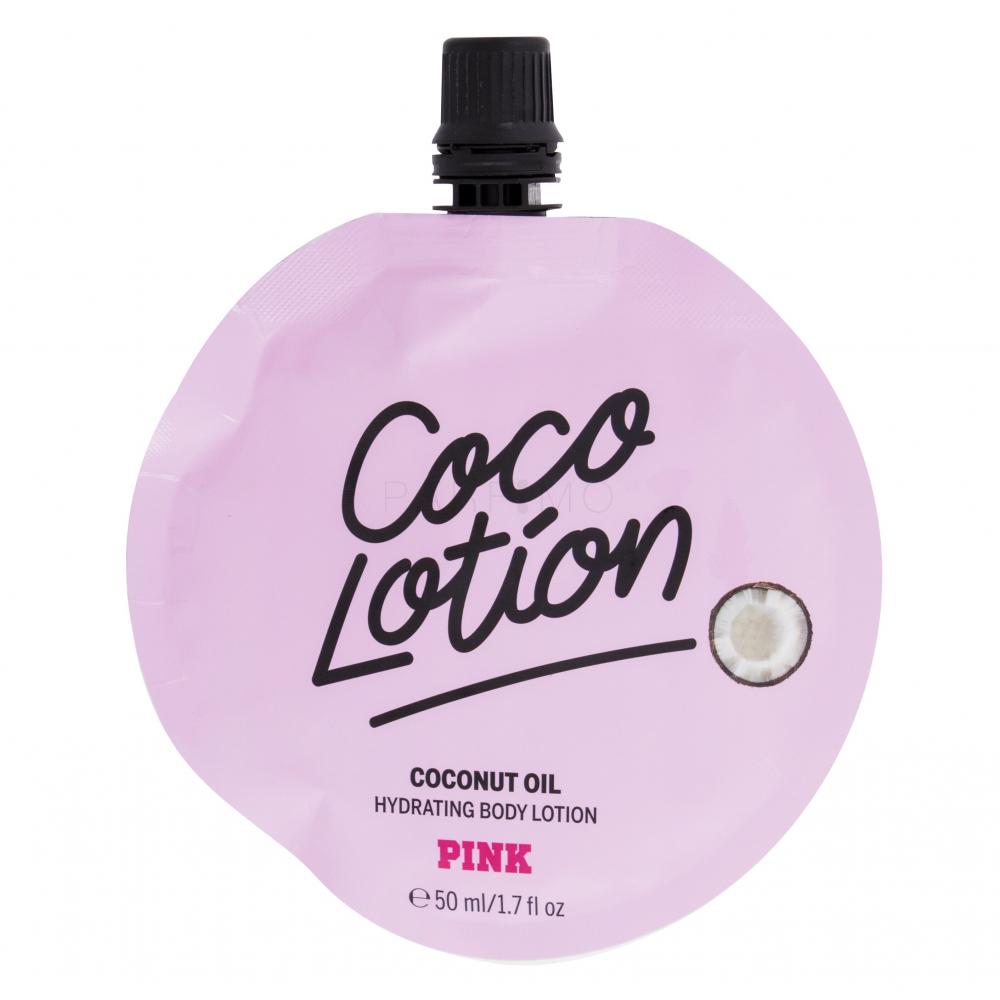 Pink Coco Lotion Coconut Oil Hydrating Body Lotion Travel Size Lapte de