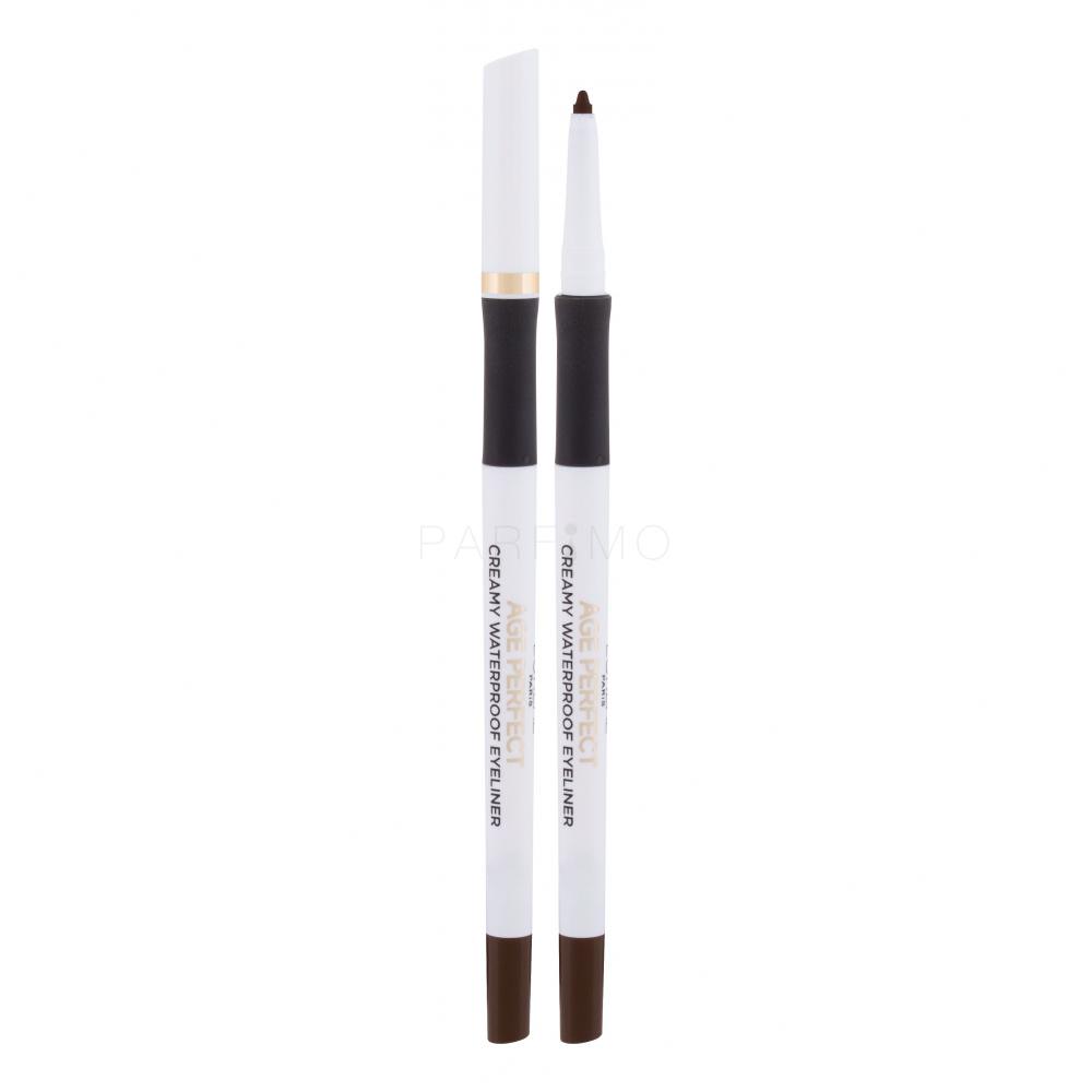 cling compression speed L'Oréal Paris Age Perfect Creamy Waterproof Eyeliner Creion de ochi pentru  femei 1,2 g Nuanţă 02 Delicate Brown | Parfimo.ro