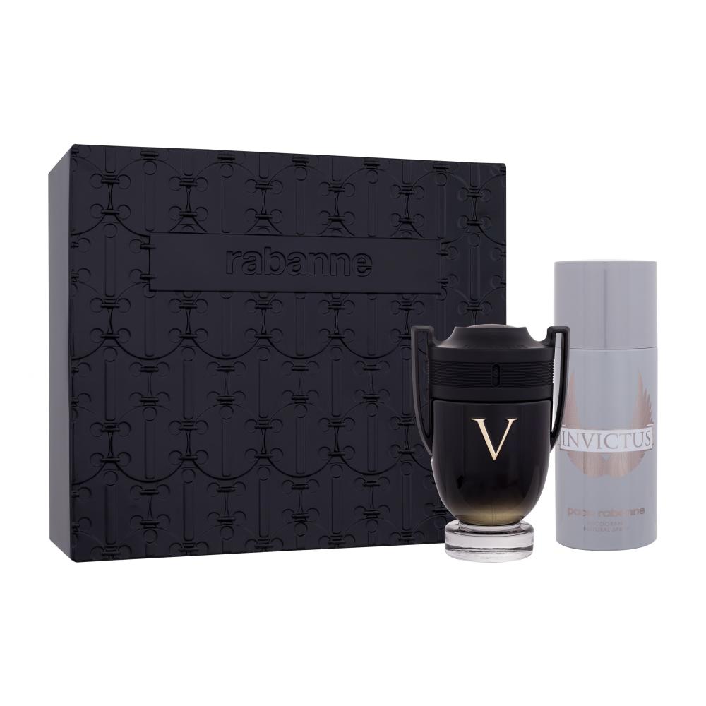 Paco Rabanne Invictus Victory Set cadou apă de parfum 100 ml + deodorant 150 ml