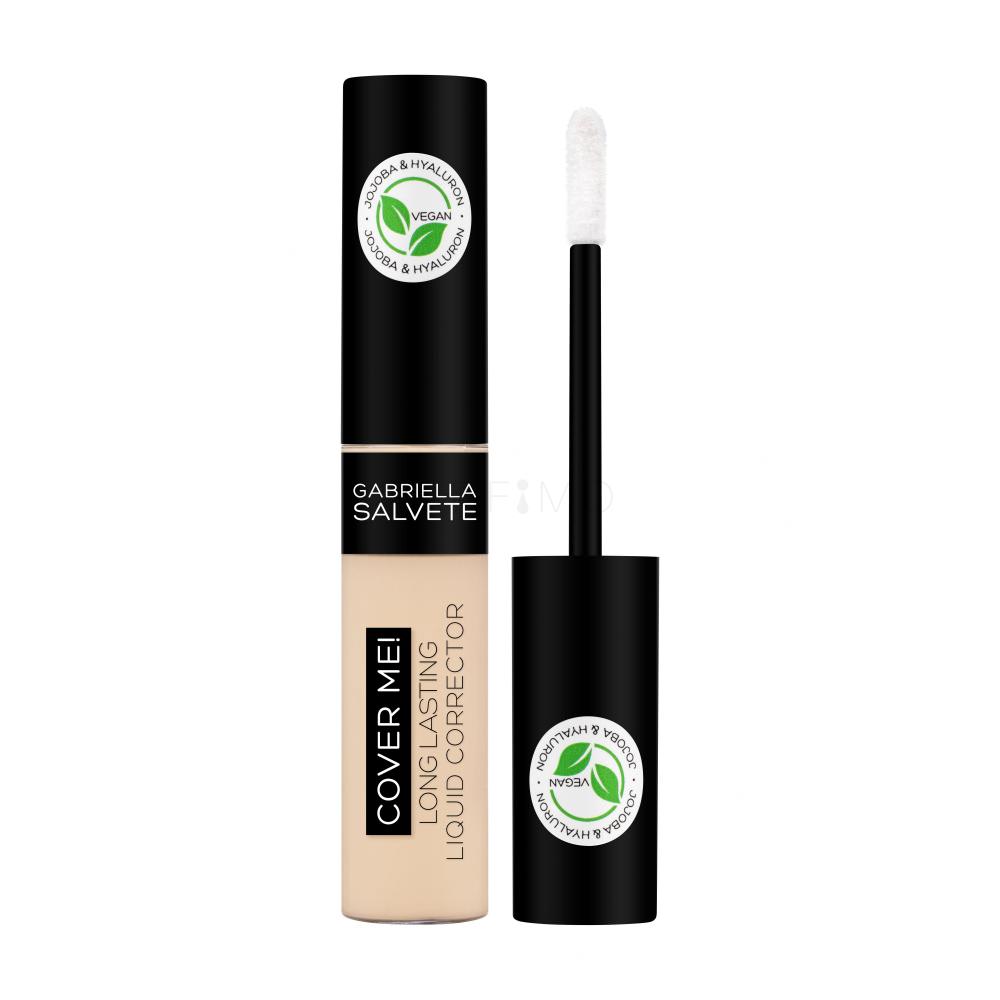 Gabriella Salvete Cover Me! Longlasting Liquid Corrector Anticearcăn pentru femei 9 ml Nuanţă 02