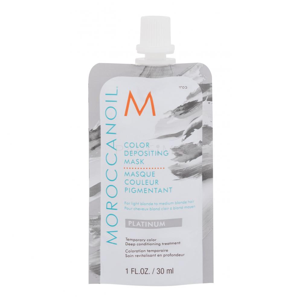 Moroccanoil Color Depositing Mask Vopsea de păr pentru femei 30 ml Nuanţă Platinum
