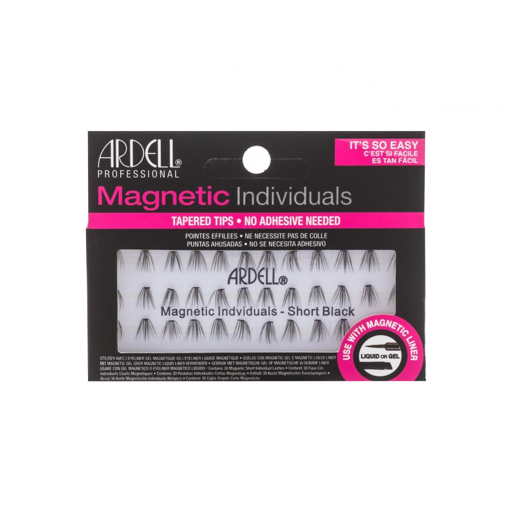Ardell Magnetic Individuals Gene false pentru femei 36 buc Nuanţă Short Black
