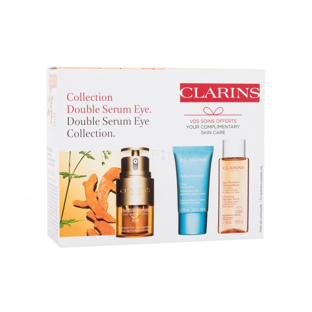 Clarins Double Serum Eye Collection Set cadou Ser pentru ochi Double