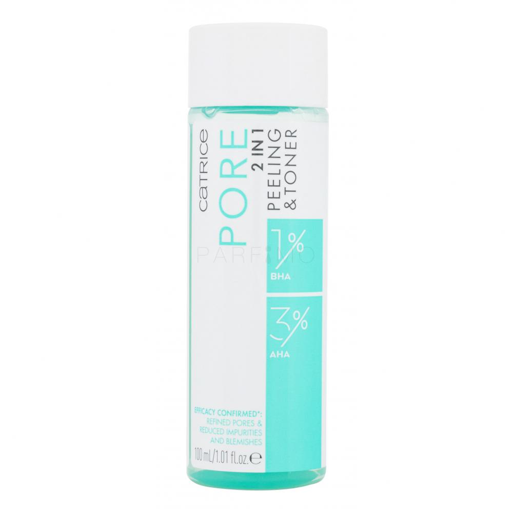 Catrice Pore 2 In1 Peeling & Toner Loțiune facială pentru femei 100 ml