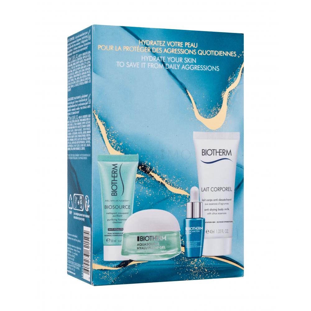 Biotherm Aquasource Gift Set Set cadou Gel pentru față Aquasource Hyalu Plump Gel 15 ml