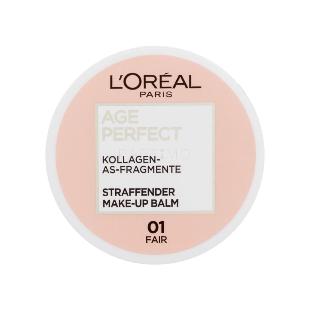 L'Oréal Paris Age Perfect Make-Up Balm Fond de ten pentru femei 18 ml Nuanţă 01 Fair