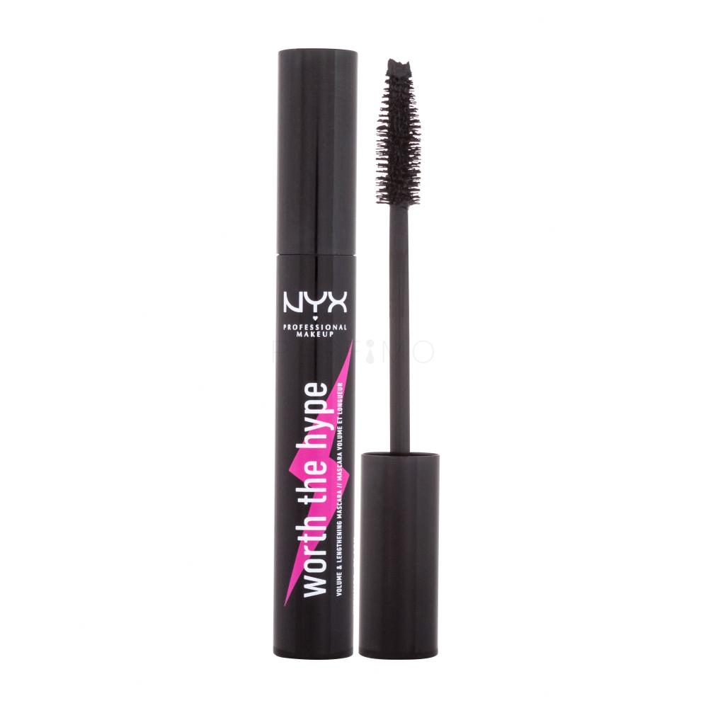 NYX Professional Makeup Worth The Hype Mascara pentru femei 7 ml Nuanţă 01 Black