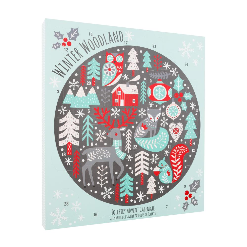 Technic Toiletry Advent Calendar Winter Woodland Set cadou Gel de duș