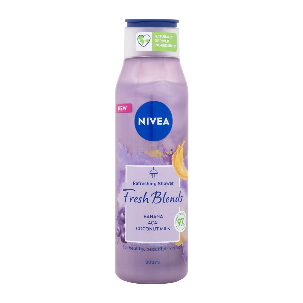Nivea Fresh Blends Banana & Acai Refreshing Shower Gel de duș pentru