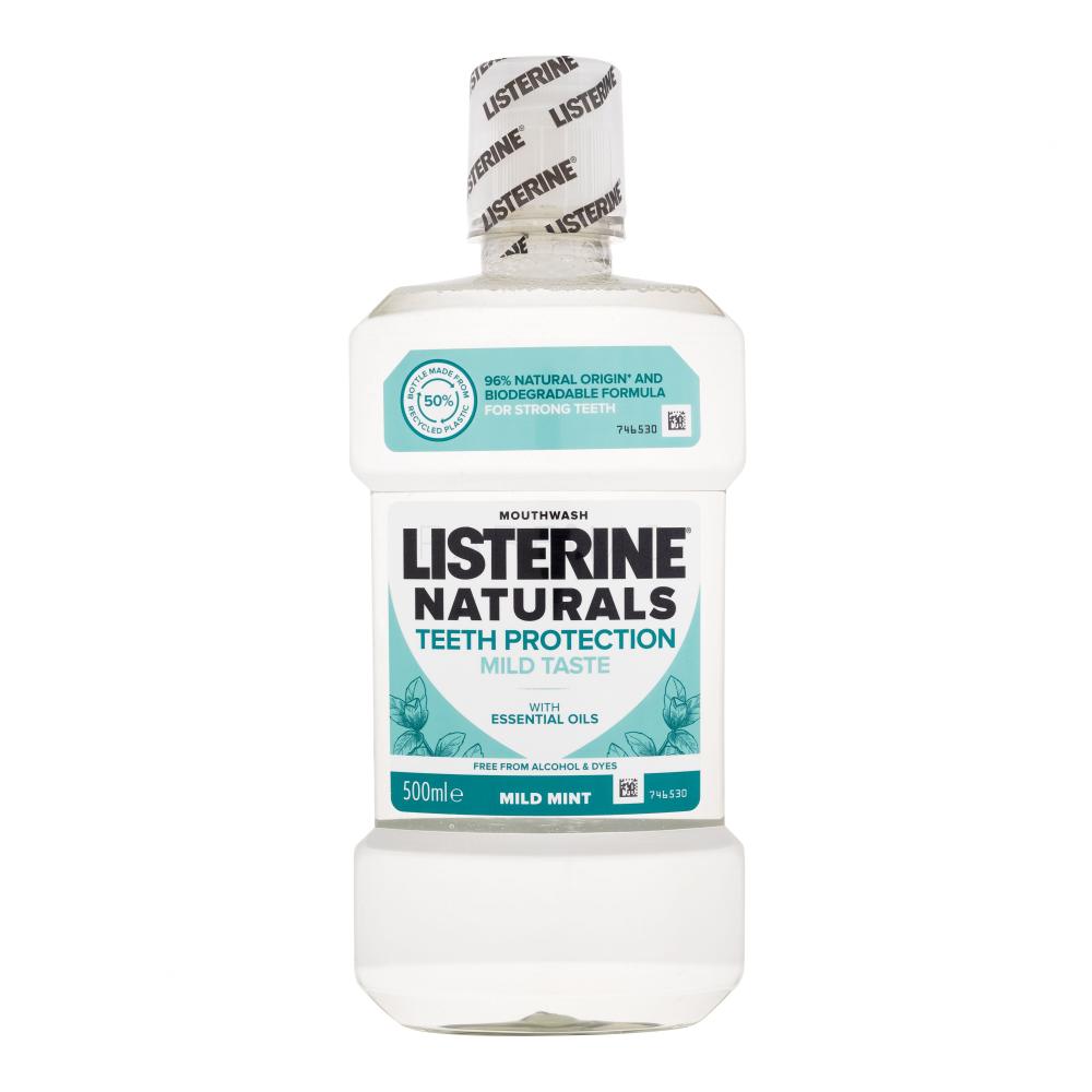 Listerine Naturals Teeth Protection Mild Taste Mouthwash Apă de gură 500 ml