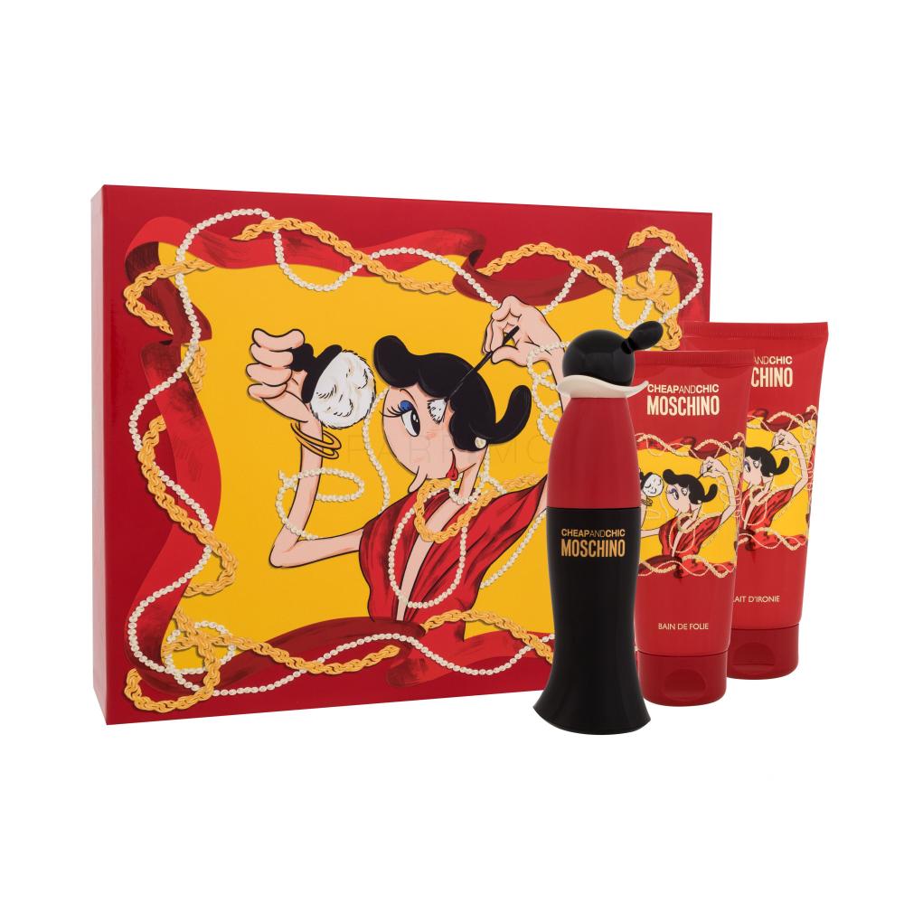 Moschino Cheap And Chic Set cadou apa de toaleta 50 ml + Loțiune corporală 100 ml + Gel de duș 100 ml