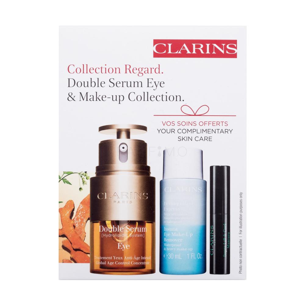 Clarins Double Serum Eye & MakeUp Collection Set cadou Ser pentru față
