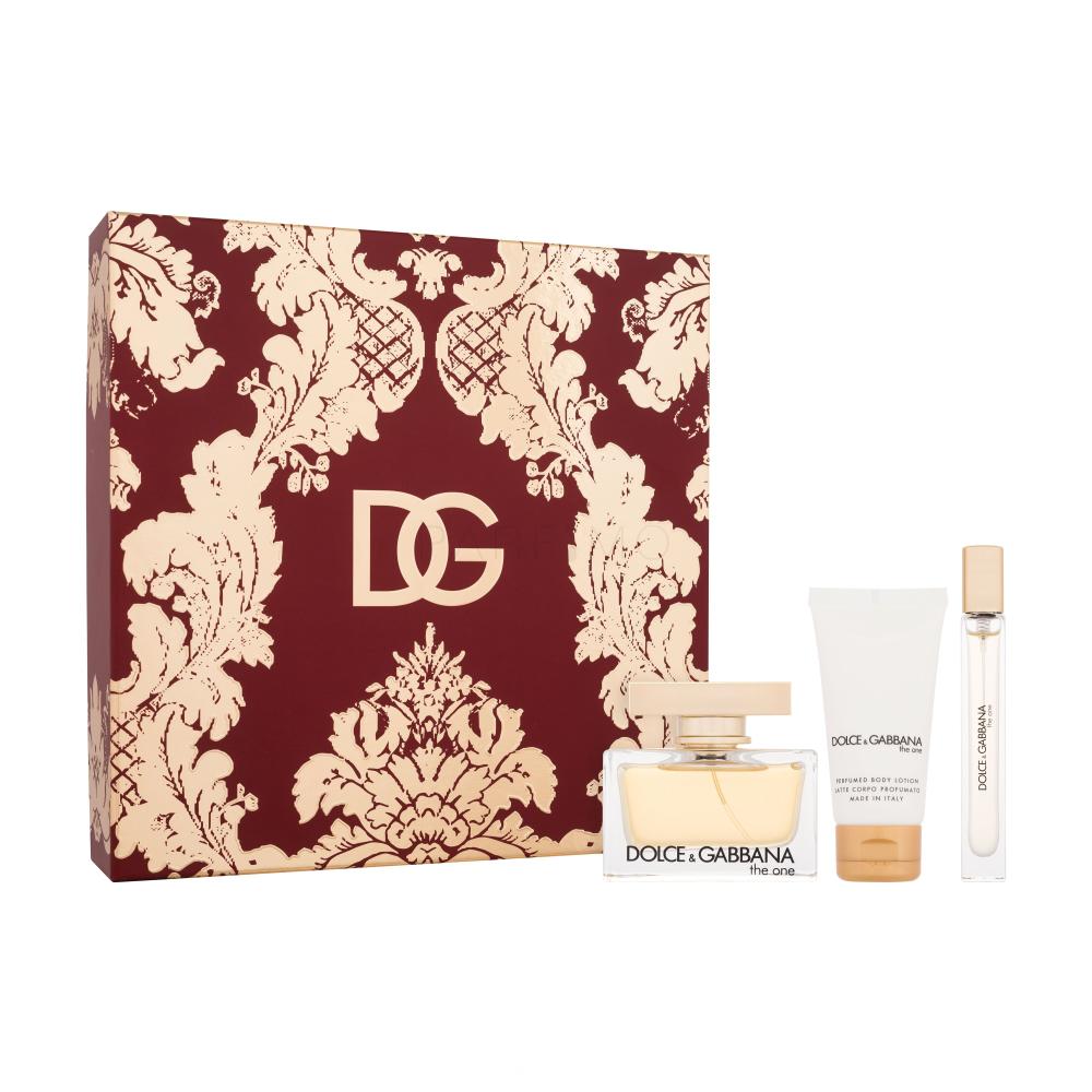 Dolce&Gabbana The One Set cadou Apă de parfum 75 ml + loțiune de corp 50 ml + apă parfumată 10 ml