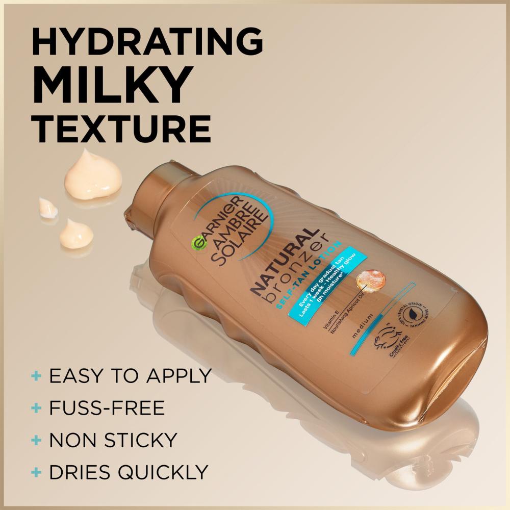 Garnier Ambre Solaire Natural Bronzer SelfTan Lotion Autobronzant