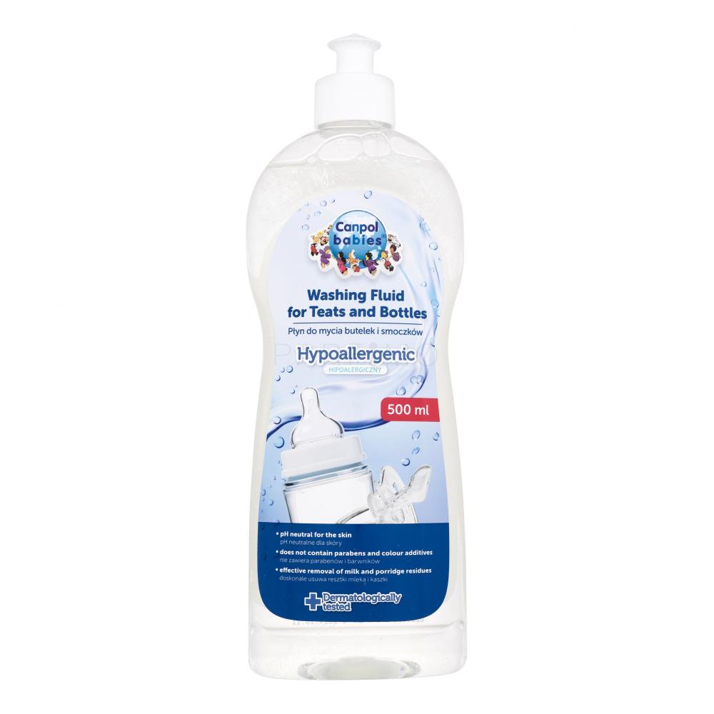 Canpol babies Washing Fluid For Teats And Bottles Curățare și sterilizare pentru copii 500 ml