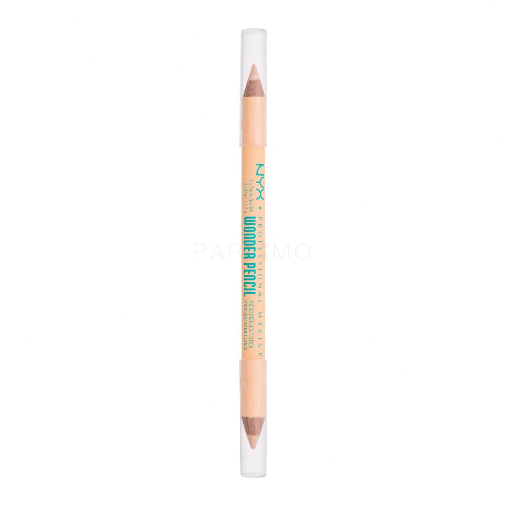 NYX Professional Makeup Wonder Pencil Iluminator pentru femei 1,4 g Nuanţă 02 Medium