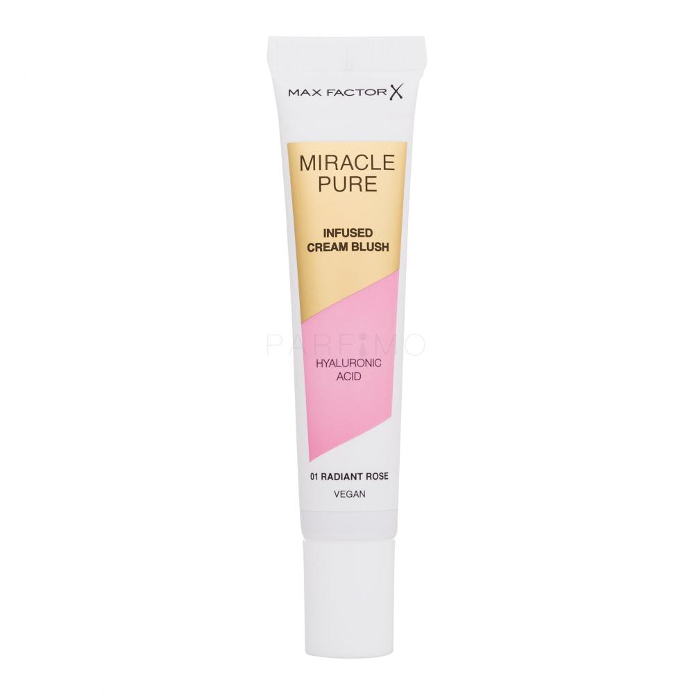 Max Factor Miracle Pure Infused Cream Blush Fard de obraz pentru femei 15 ml Nuanţă 01 Radiant Rose