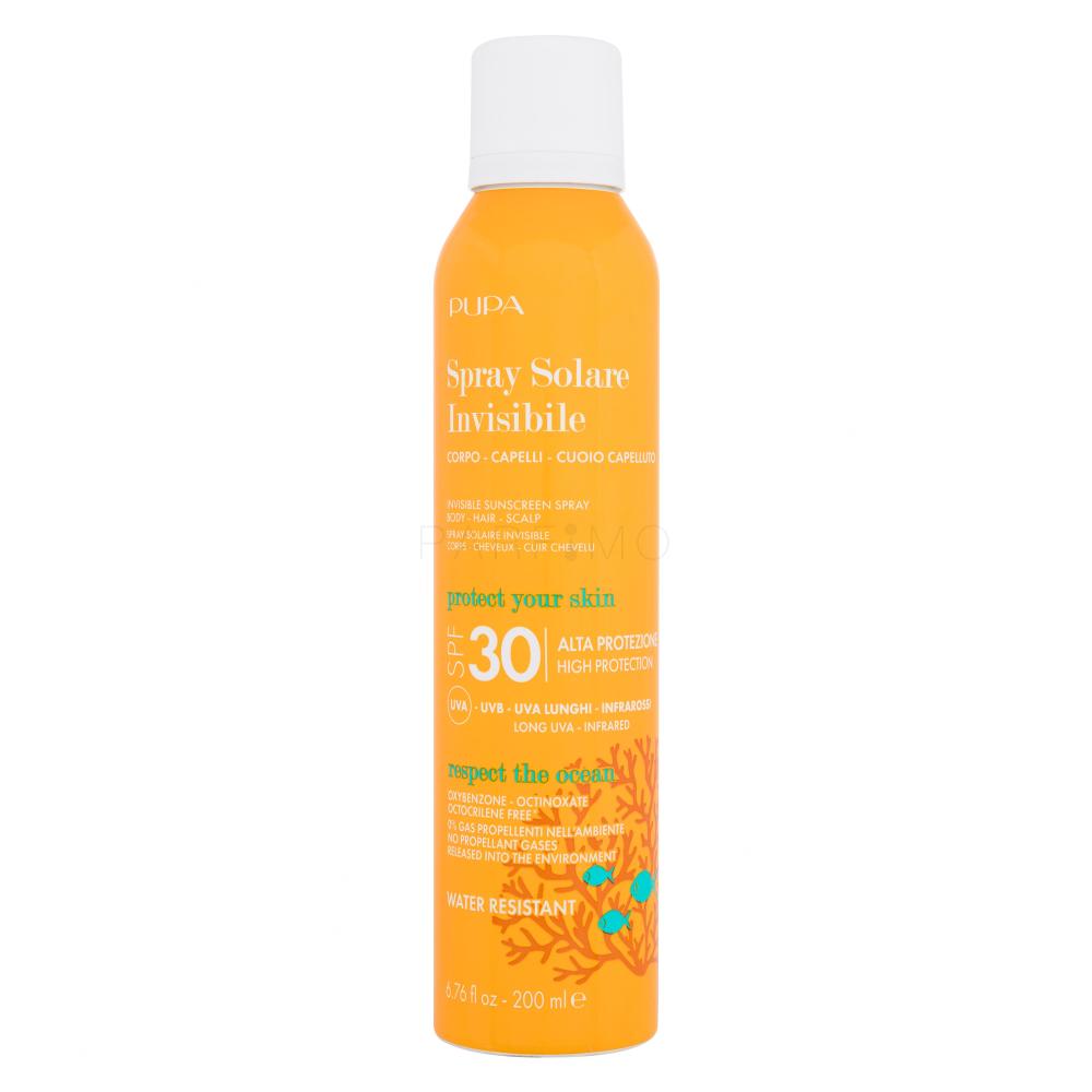 Pupa Invisible Sunscreen Spray SPF30 Pentru corp 200 ml