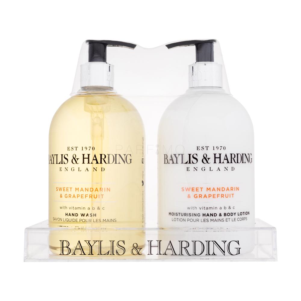 Baylis & Harding Sweet Mandarin & Grapefruit Set cadou Loțiune de corp Sweet Mandarin & Grapefruit Loțiune hidratantă pentru mâini și corp 500 ml + săpun lichid Sweet Mandarin & Grapefruit Hand Wash 500 ml