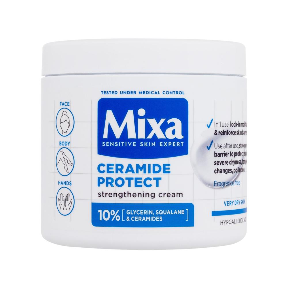 Mixa Ceramide Protect Strengthening Cream Cremă de corp pentru femei 400 ml