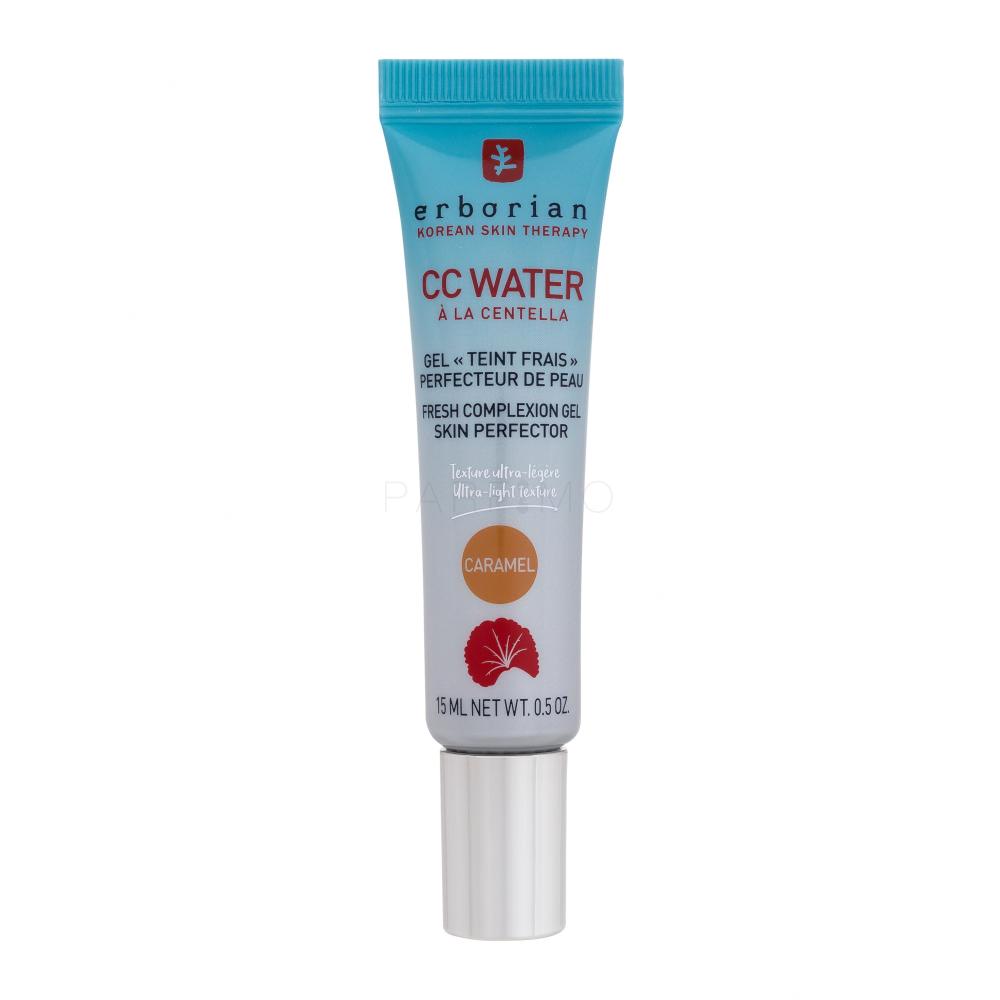 Erborian CC Water Fresh Complexion Gel Skin Perfector Cremă CC pentru femei 15 ml Nuanţă Caramel