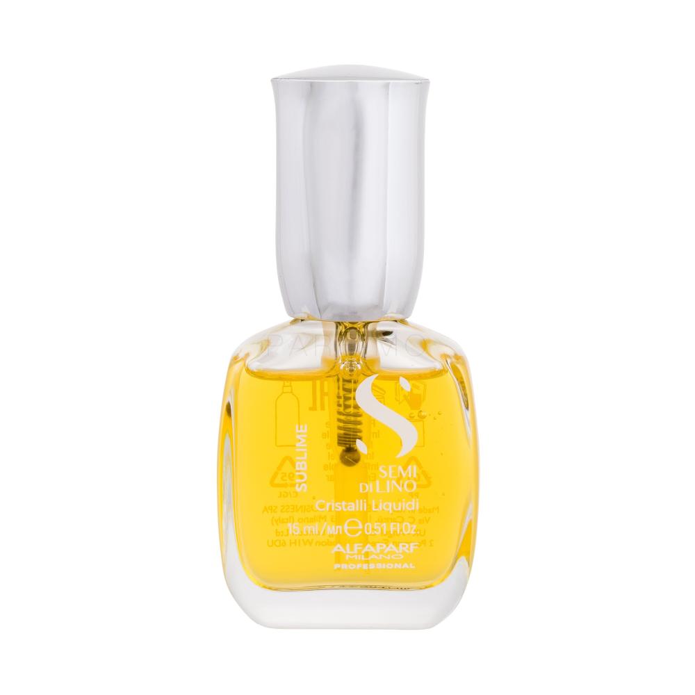 ALFAPARF MILANO Semi Di Lino Sublime Cristalli Liquid The Original Ulei de păr pentru femei 15 ml