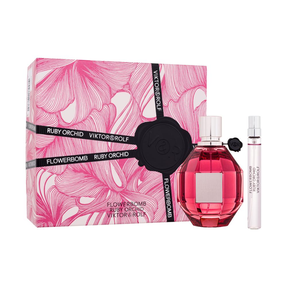 Viktor & Rolf Flowerbomb Ruby Orchid Set cadou Apă de parfum 100 ml + apă de parfum 10 ml