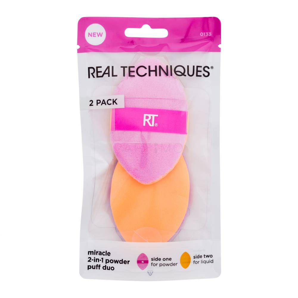 Real Techniques Miracle 2In1 Powder Puff Aplicatoare pentru femei